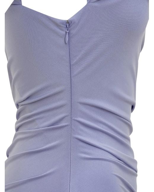 De La Vali Purple Eclair Kleid