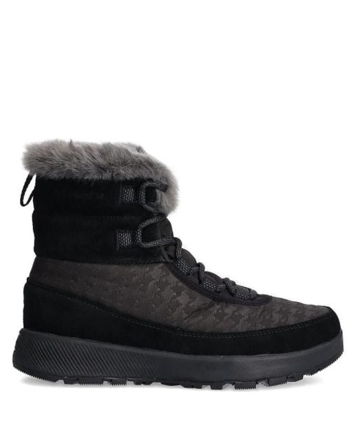 Columbia Black Slopeside Peak Luxe Quilted Boots