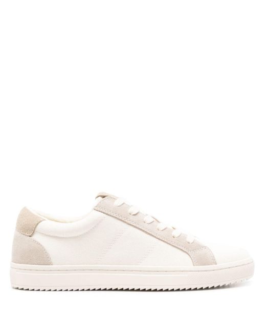 Boggi White Logo-patch Low-top Sneakers for men