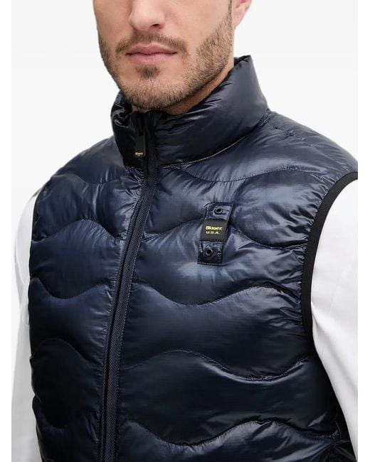 Chaleco Danny Blauer de hombre de color Blue