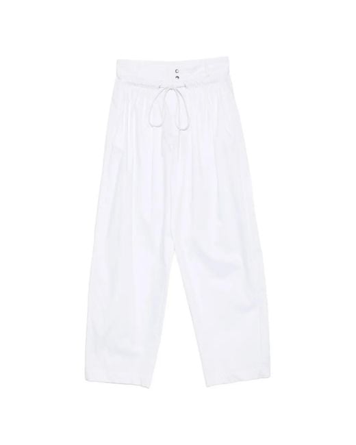 Aniye By White Drawstring Trousers