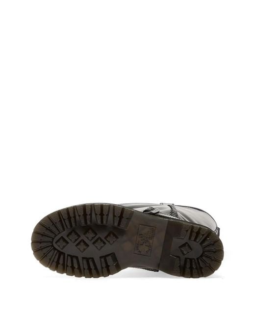 Dr. Martens Anistone Leren Laarzen Met Gespbandje in het Black