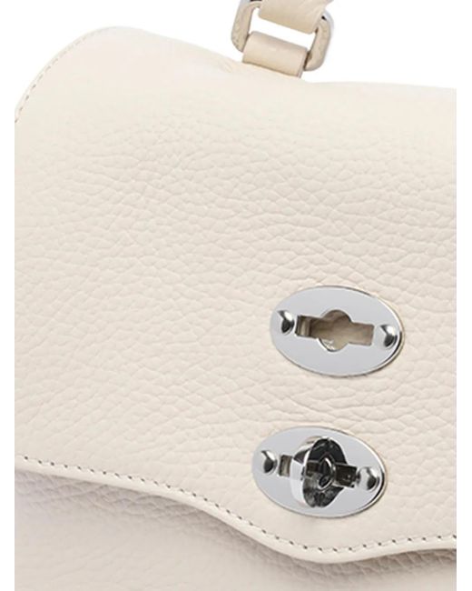Zanellato Postina ターンロック ハンドバッグ White