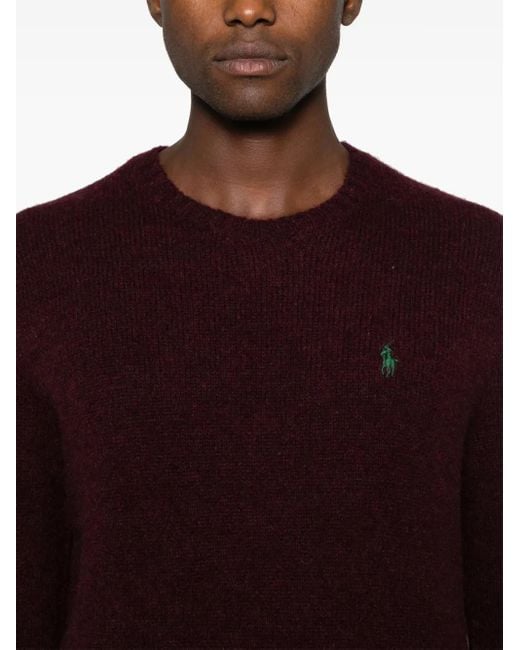 メンズ Polo Ralph Lauren ポロポニー セーター Purple