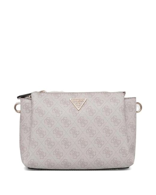 Guess Gray Noelle 4G Shoulder Bag