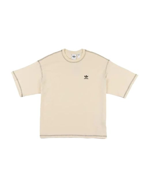 Adidas Natural Trefoil Essentials Tee for men