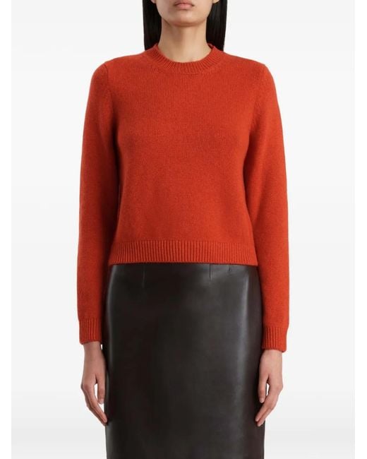 Khaite Red Leta Sweater