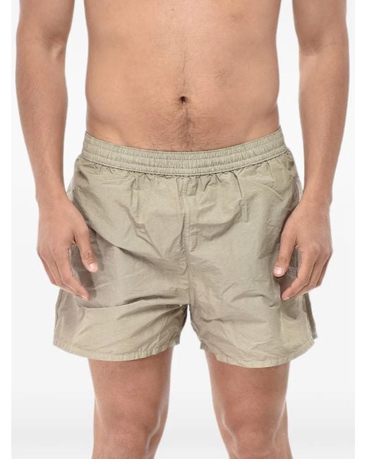 Off-White c/o Virgil Abloh Green Drawstring Swim Shorts for men