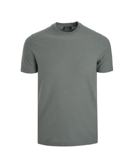 Slowear Gray Short-Sleeve T-Shirt for men