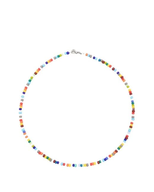 COLLANINE COLORATE Metallic Beaded Necklace