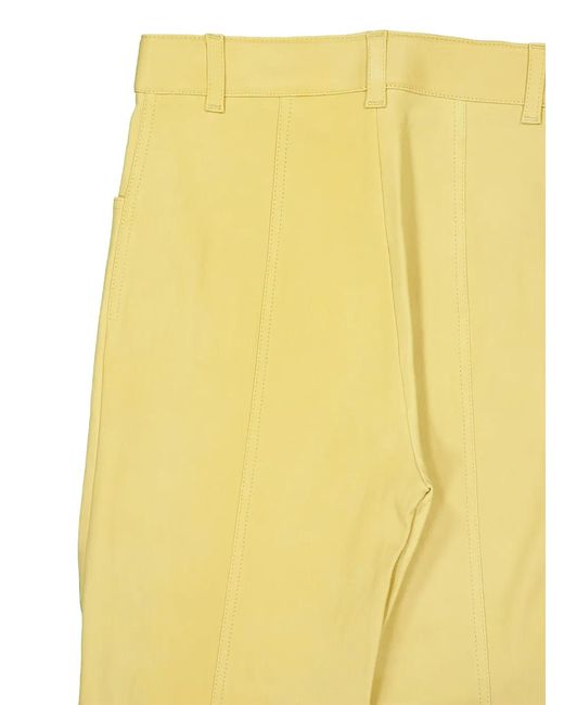 Stouls Yellow Benny 25 Leather Trousers