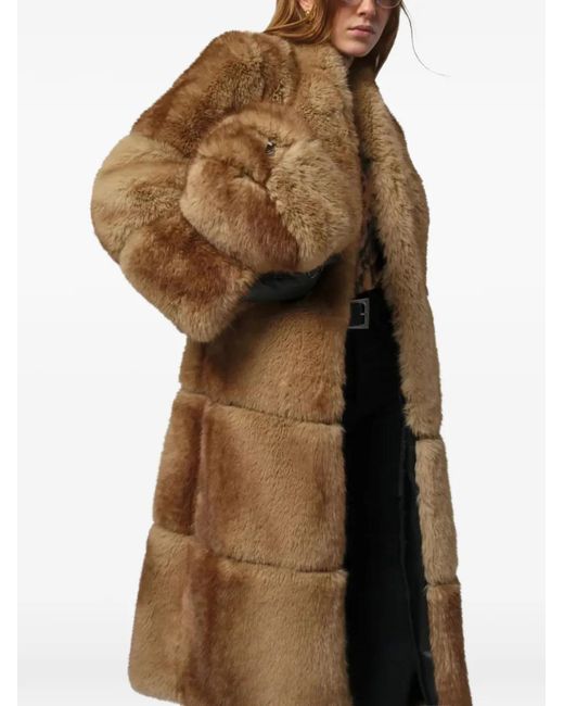 Apparis Brown Sylke Coat