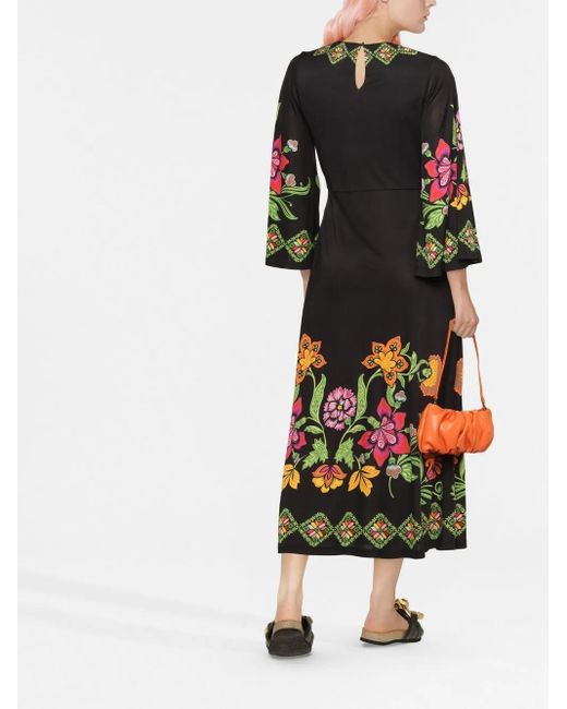 LaDoubleJ Black Sorella Midi Dress
