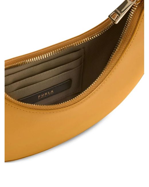 Furla Orange Delizia Top-Handle Mini Bag