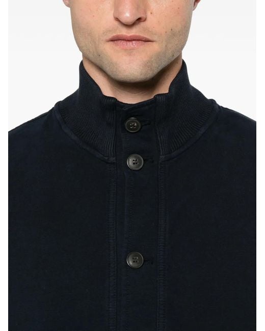 Circolo 1901 Black Button-Up High-Neck Jacket for men