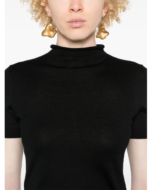 Ralph Lauren Black Knitted T-Shirt