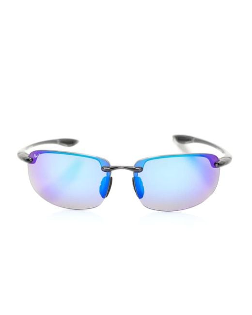 Maui Jim Blue Ho'okipa Xl Biker-style Sunglasses for men