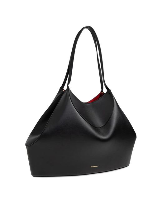 Givenchy Black Medium Facet Tote Bag