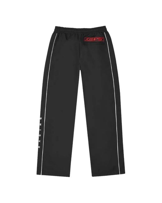Godspeed Black Drawstring Graphic Track Pants for men
