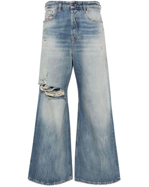 DIESEL 1996 D-sire 09h58 Flared Jeans in het Blue