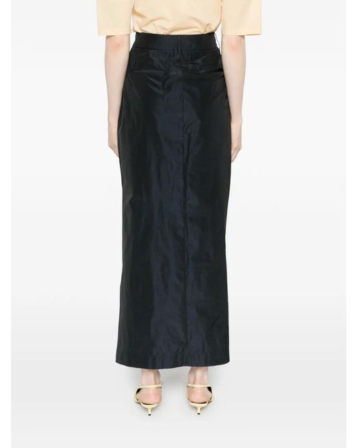 Co.Go Black Belt-Loop Maxi Skirt