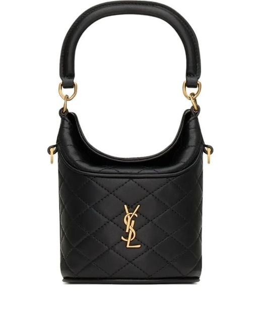 Saint Laurent Black Gaby Quilted Mini Bag