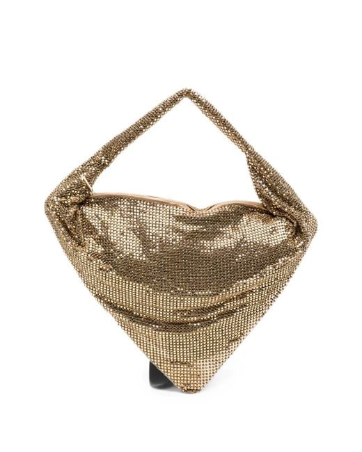 Benedetta Bruzziches Metallic Ursula Shoulder Bag