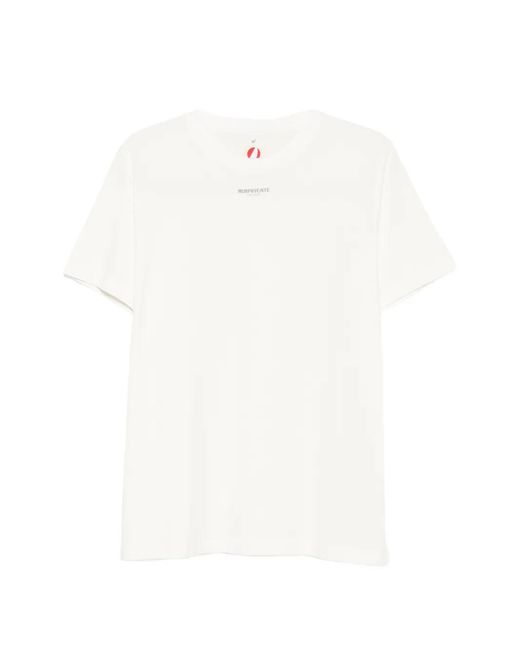 Murphy & Nye White Logo-Print Short-Sleeve T-Shirt for men