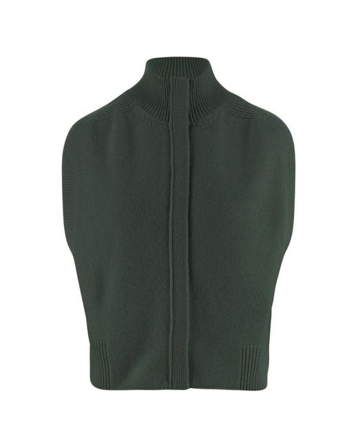 Sa Su Phi Green Sleeveless Cardigan
