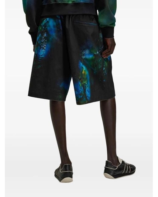 メンズ Y-3 Aop ショートパンツ Blue