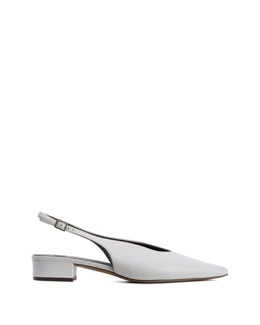 12 STOREEZ White Diana Slingback Pumps
