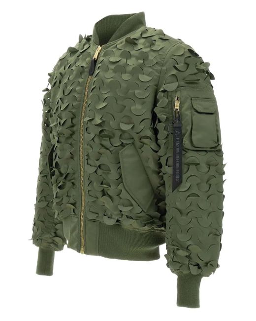 Alpha Industries Green Ma-1 Ulcans Jacket for men
