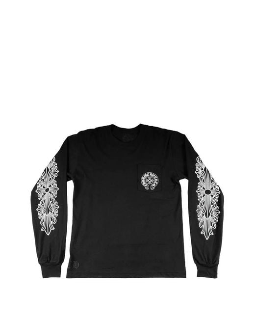 Chrome Hearts Black Malibu Logo-Print Jumper for men