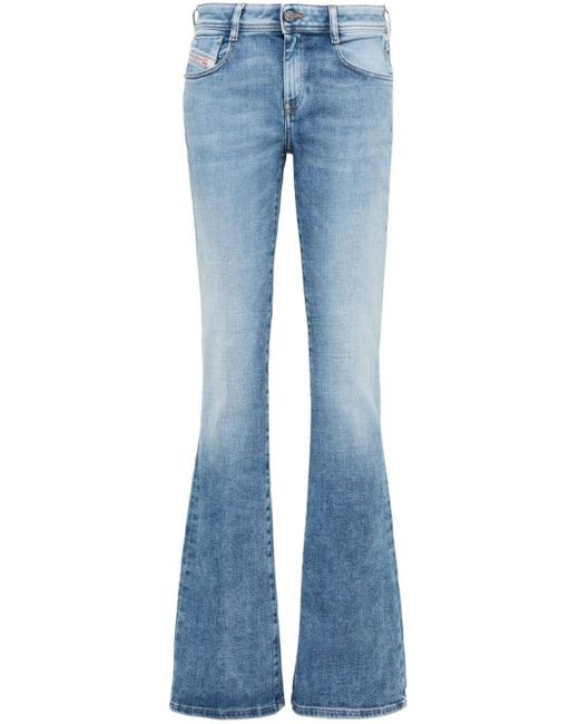 DIESEL D-ebbey Flared Jeans in het Blue