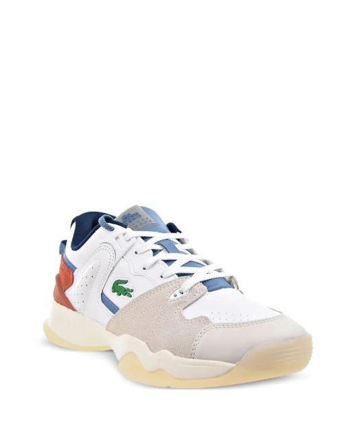 Lacoste Blue T-Point Panelled Sneakers for men