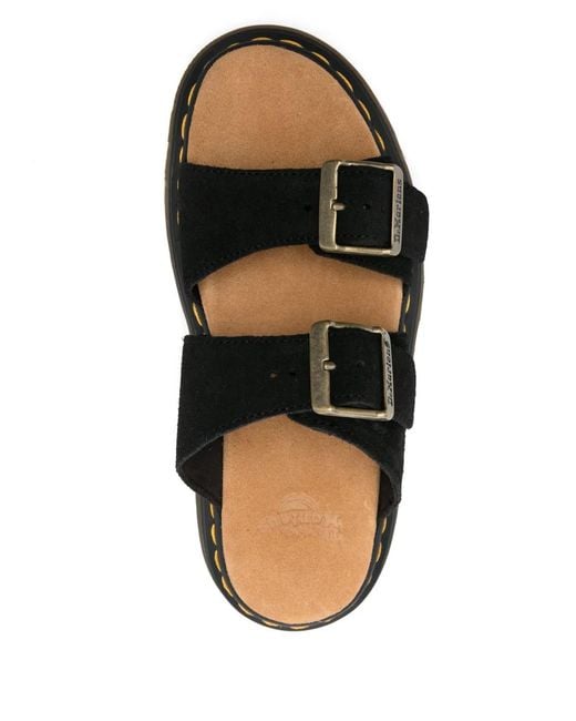 Dr. Martens Black Josef Sandals for men