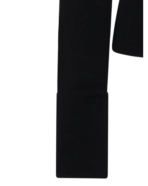 Max Mara Black V-Neck Top