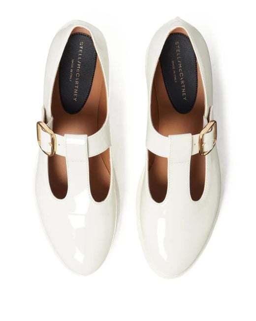 Zapatos de tacón con cierre de hebilla Stella McCartney de color White