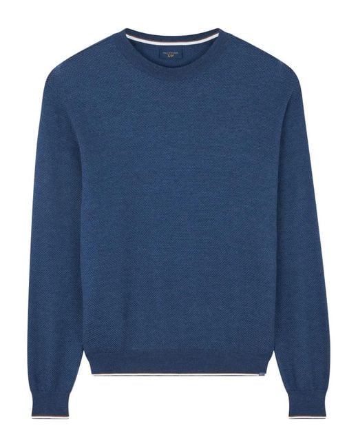 Paul & Shark Blue Crew-Neck Sweater for men