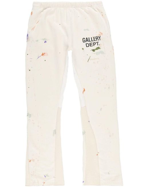 GALLERY DEPT. White Logo-print Track Pants for men