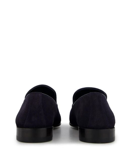 Manolo Blahnik Blue Loafers for men