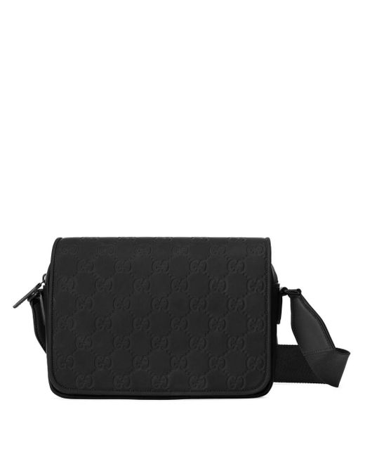 Gucci Black GG-logo Crossbody Bag for men