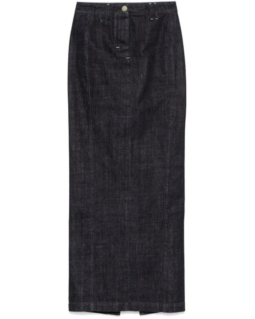 Jacquemus Le Jupe De-nimes マキシスカート Blue