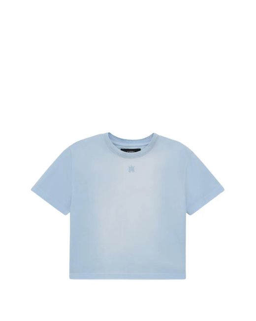 Amiri Blue Ma Logo-Embroidered T-Shirt