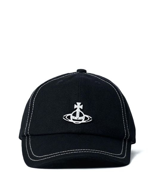 Vivienne Westwood Black Casquette À Logo for men