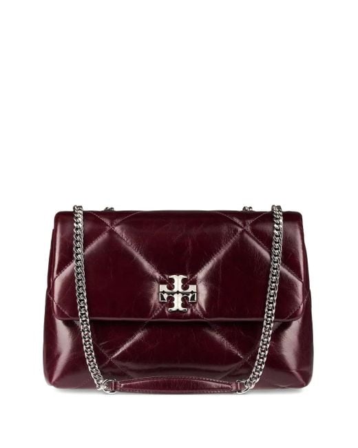 Tory Burch キルティング ショルダーバッグ Purple