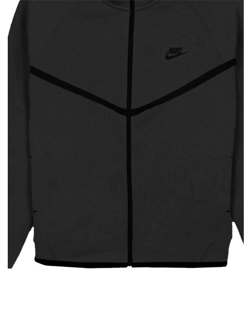 Nike Black Tech Hooded Jacket for men