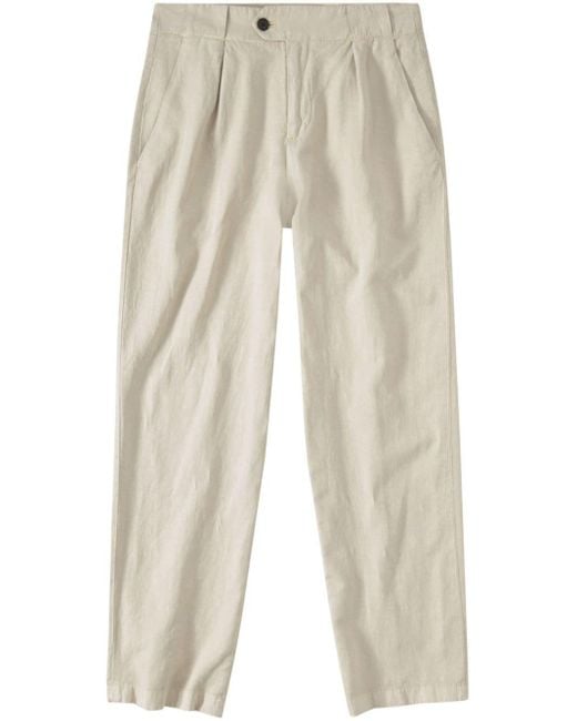 Closed Natural Mawson Wide-leg Trousers