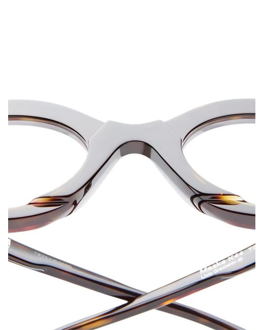 Kuboraum Brown K44 Geometric-Shape Glasses