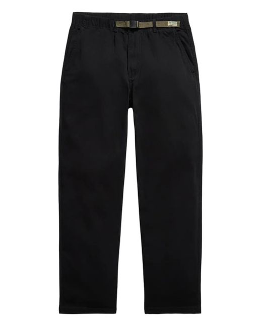 Polo Ralph Lauren Men's Black Trailster Twill Flat-Front Pants
